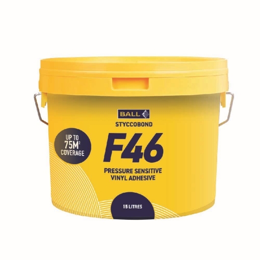 Fball F46 Pressure Sensitive 5ltr adhesives and floor preparation