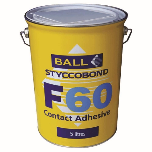 Fball F60 5ltr Contact Adhesive Pvc Covings Nosings adhesives and floor preparation