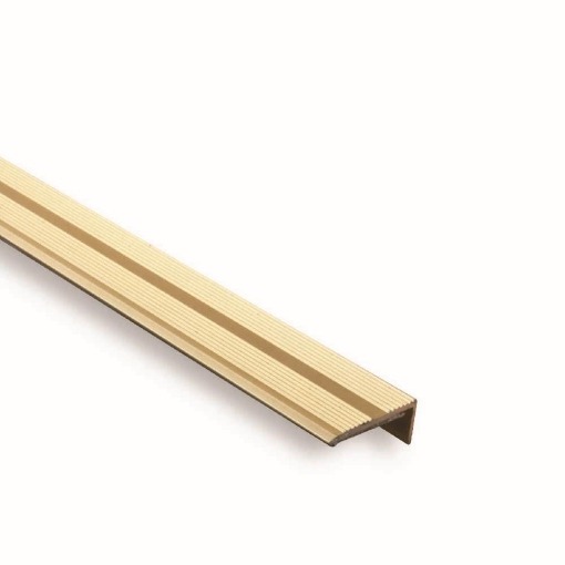 Floorlink Pne1 Stick Down Edge Trim 8mm Gold 9ft sample photo
